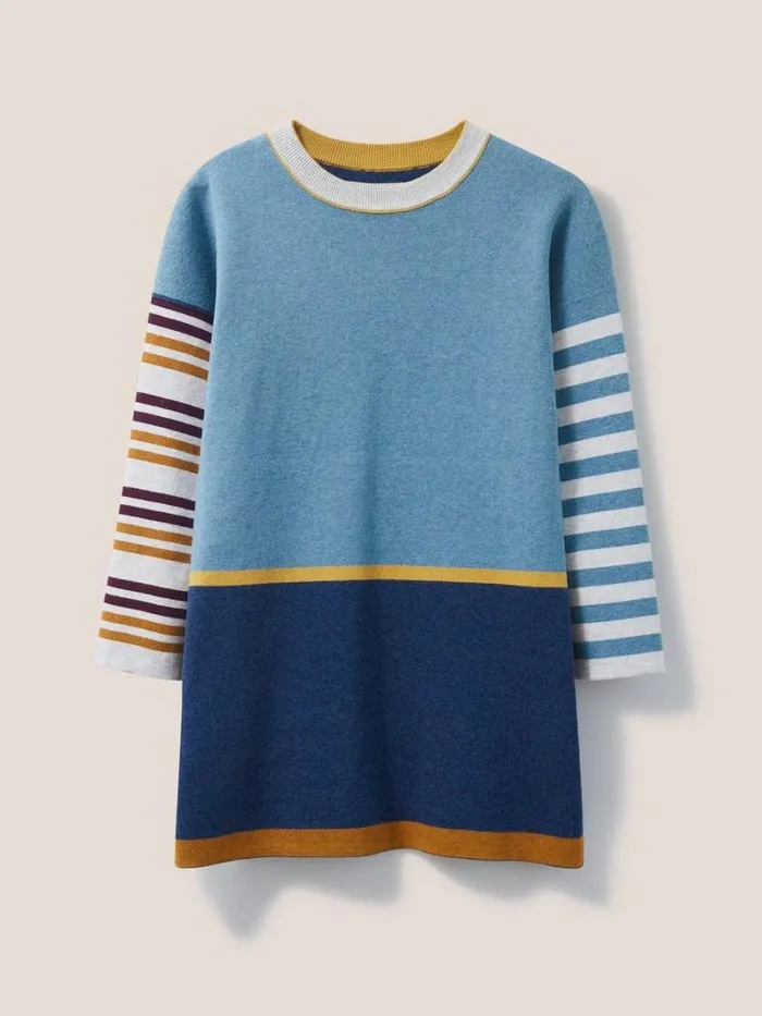 White Stuff SHIRTS and BLOUSES Reversible Stripe Tunic Navy Multi 8211 Women