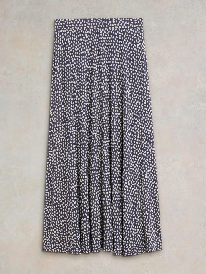 White Stuff SKIRTS Jada Eco Vero Skirt Blue Print 8211 Women White Stuff SKIRTS Jada Eco Vero Skirt Blue Print 8211 Women
