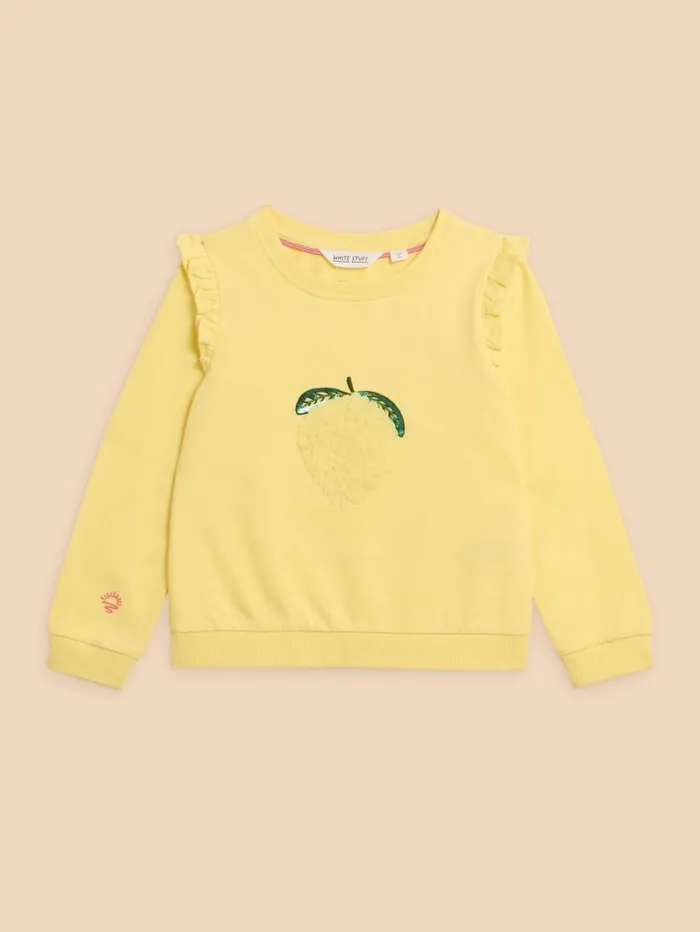 White Stuff SWEATS Lemon Sweat Bright Yellow 8211 Kids