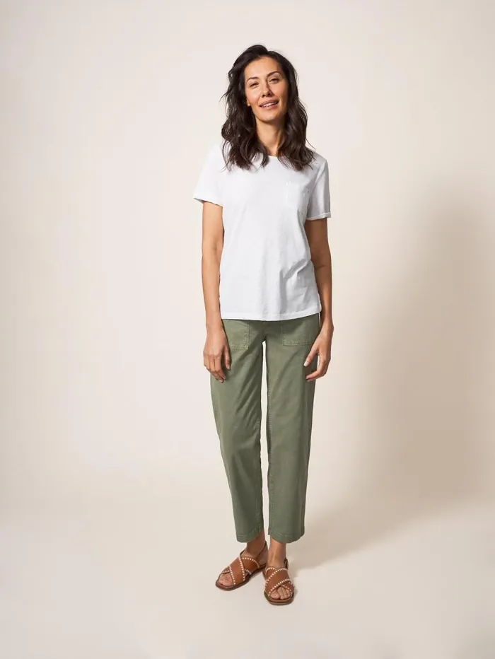 White Stuff TROUSERS Tessa Chino Mid Green 8211 Women White Stuff TROUSERS Tessa Chino Mid Green 8211 Women