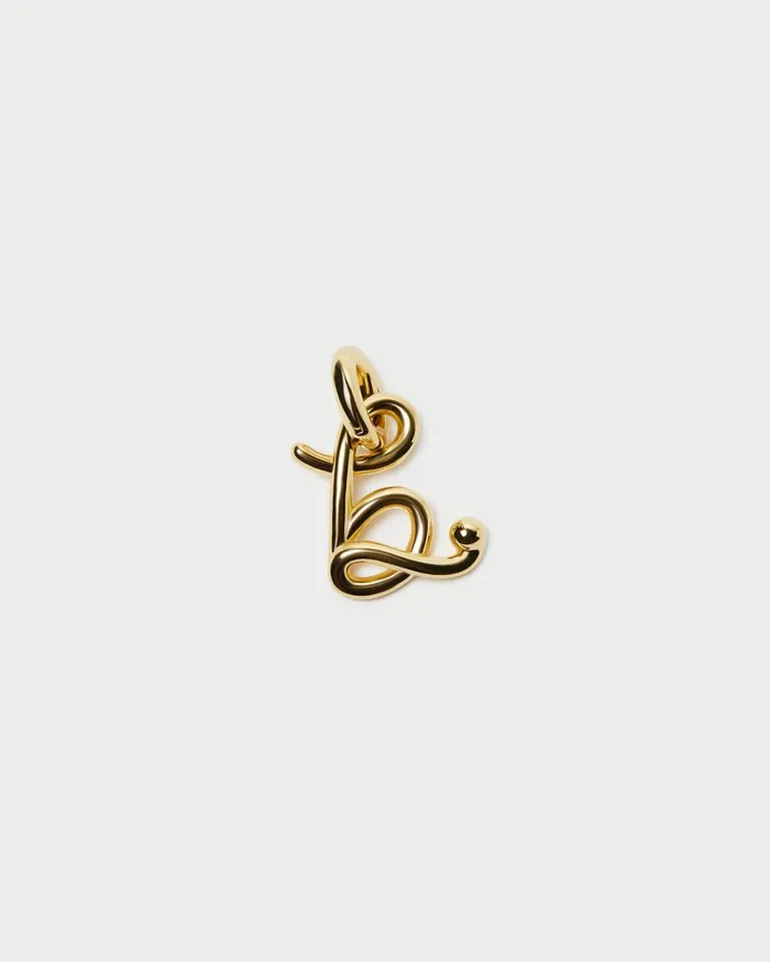 Women Accessories Loeffler Randall Small Gold Letter quotDquot Charm L Jewelry L Accessories