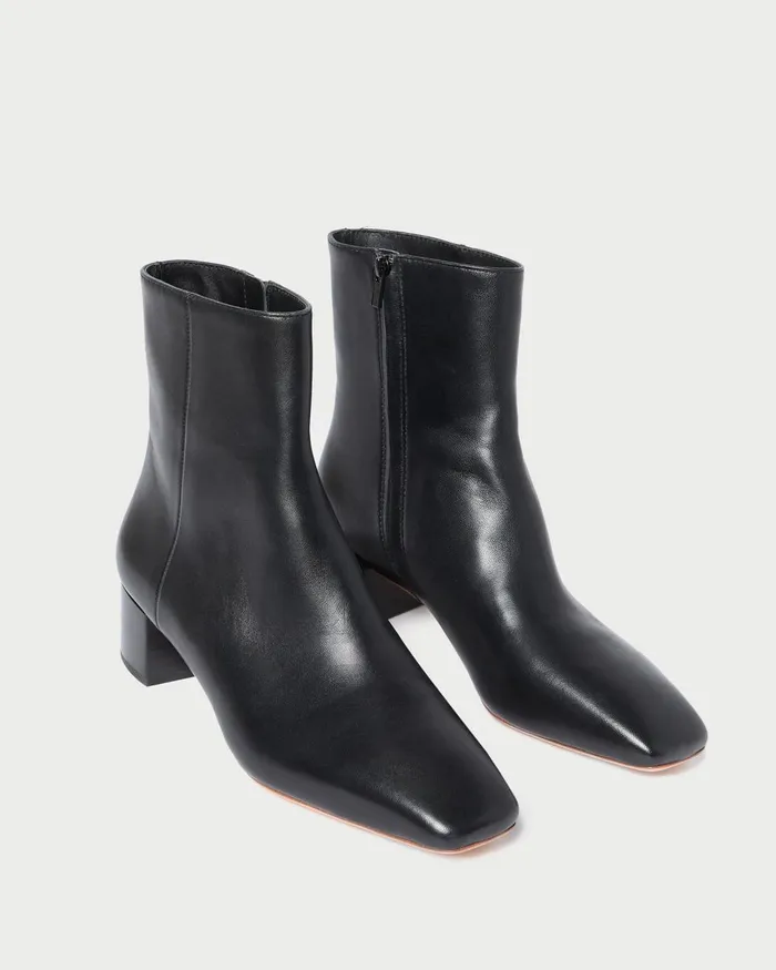 Women Boots Loeffler Randall Ginny Black Leather Ankle Boot Women Boots Loeffler Randall Ginny Black Leather Ankle Boot