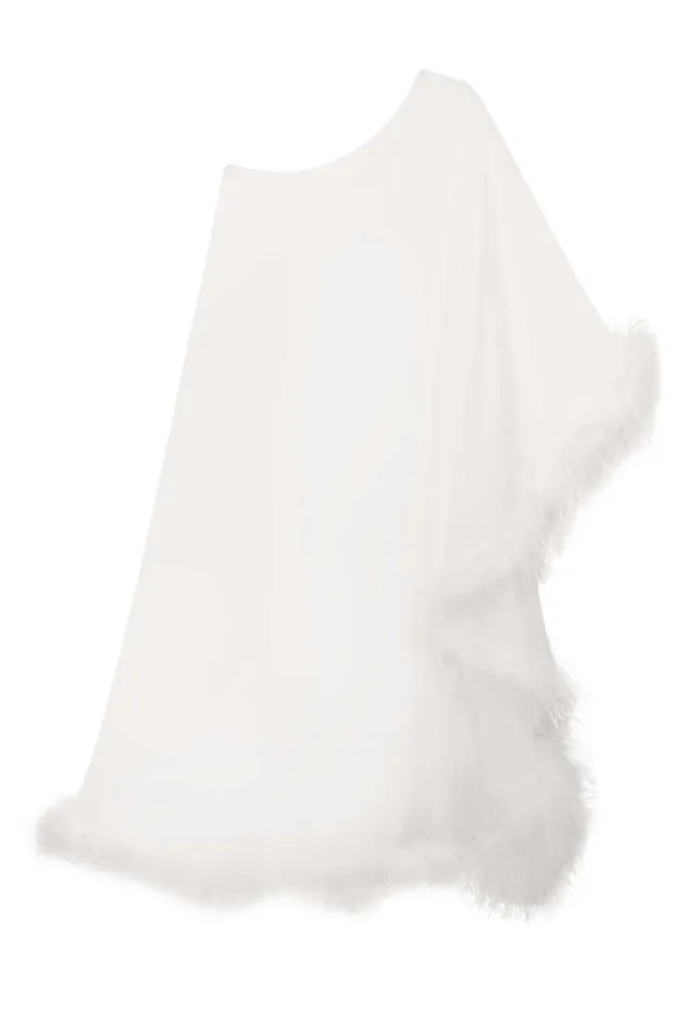 Women Bridal RIXO Liza Ivory Feathers Women Bridal RIXO Liza Ivory Feathers