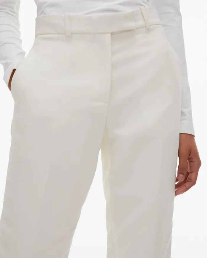 Women Cady Suit Pant Ivory Helmut Lang Pants