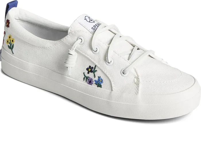 Women Crest Vibe Floral Sneaker White Sperry Sneakers Women Crest Vibe Floral Sneaker White Sperry Sneakers