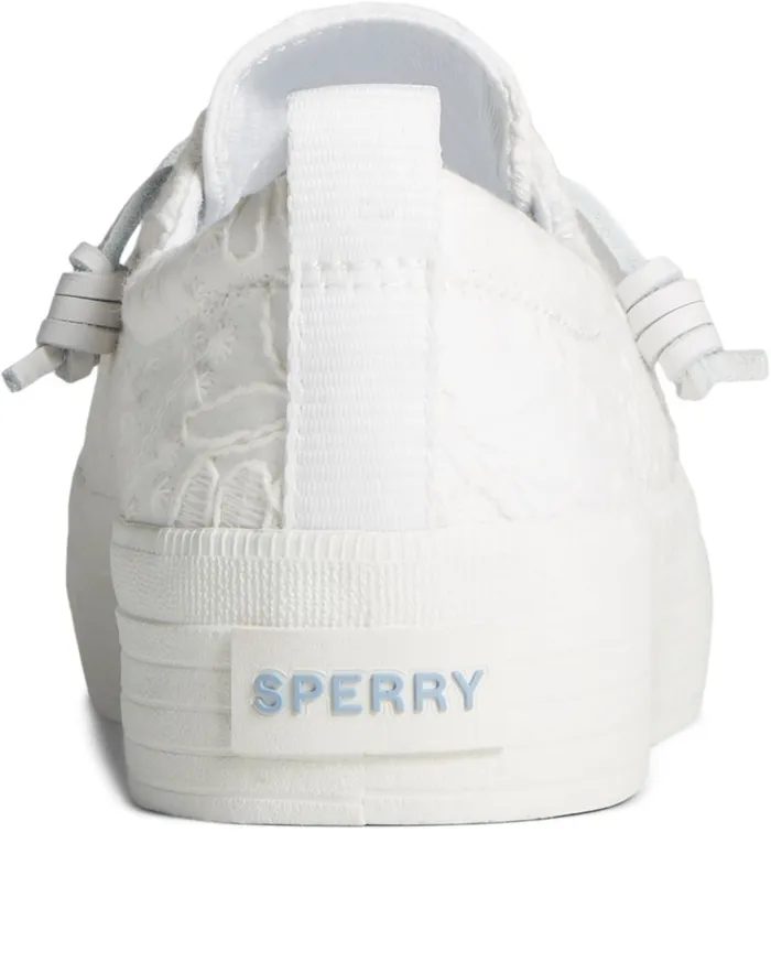 Women Crest Vibe Platform Lace Platform Sneaker White Sperry Sneakers