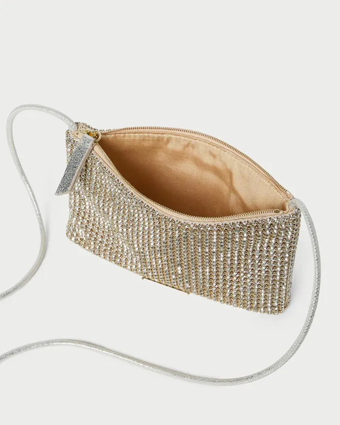 Women Crossbodies Loeffler Randall Yasmine Gold Diamant Crossbody