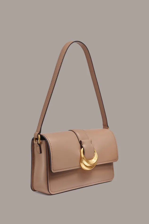 Women Donna Karan Shoulder And Hobo Bags VALLEY STREAM SHOULDER Toaster Almond