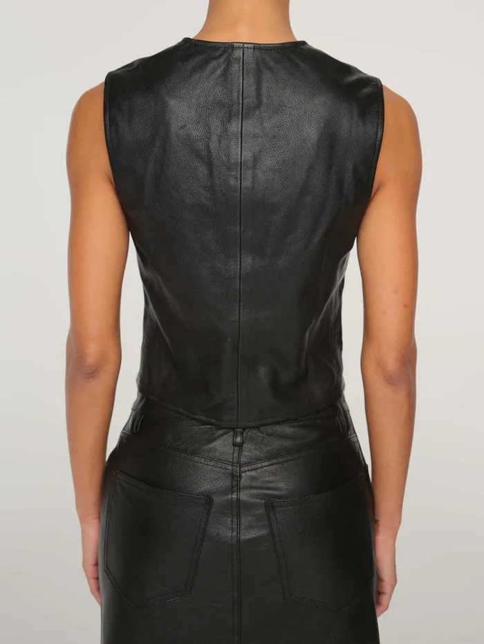 Women Leather Vest DL1961 ReadyToWear