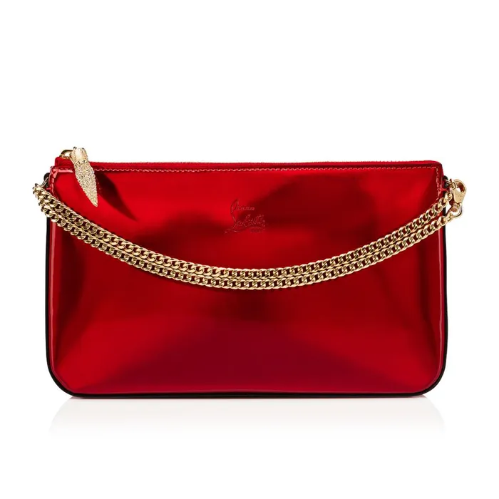Women Loubila Shoulder Bag 8211 Patent Calf Psychic And Strass 8211 Loubi Red Christian Louboutin Shoulder Bags Women Loubila Shoulder Bag 8211 Patent Calf Psychic And Strass 8211 Loubi Red Christian Louboutin Shoulder Bags