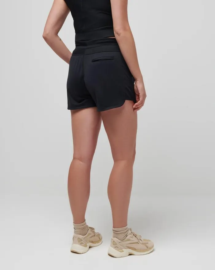 Women MOVEKNIT TIE SHORT Black TravisMathew Shorts