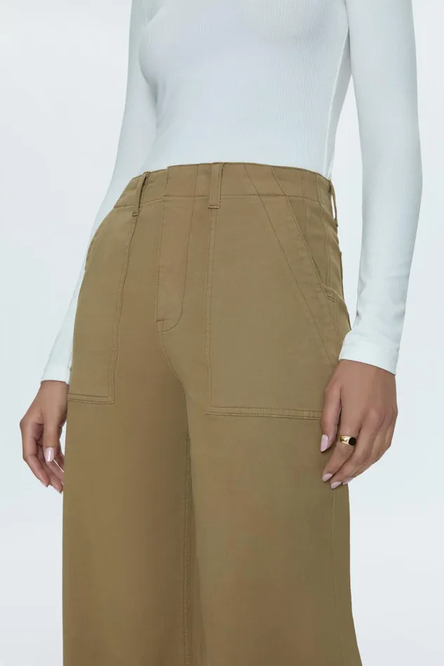 Women Nicole Wide Leg Pant 8211 Khaki Pistola Denim Pants