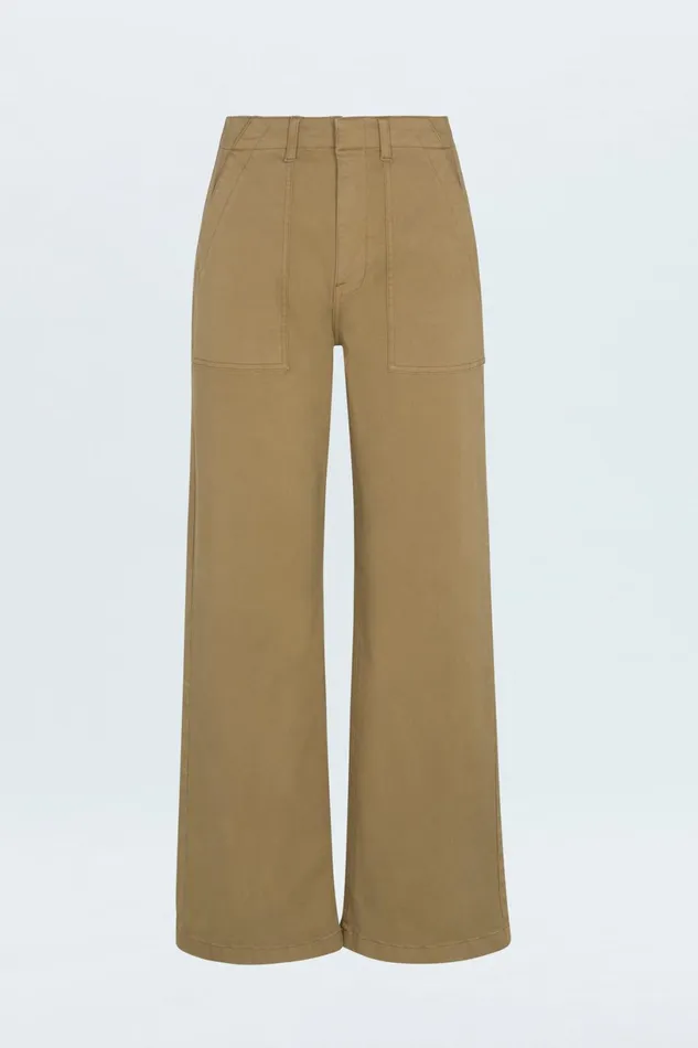 Women Nicole Wide Leg Pant 8211 Khaki Pistola Denim Pants