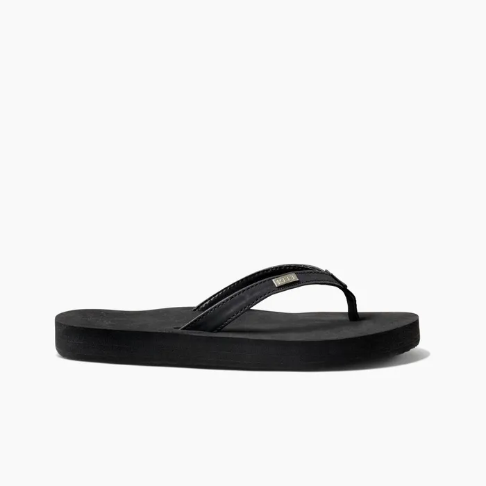 Women Reef Sandals Cushion Luna Blackblack Women Reef Sandals Cushion Luna Blackblack