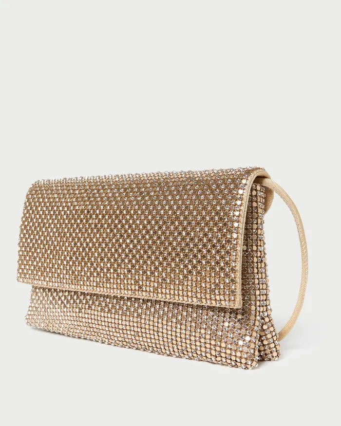 Women Shoulder Bags Loeffler Randall Charlee Gold Diamant Shoulder Bag I Shoulder Bags I Handbags