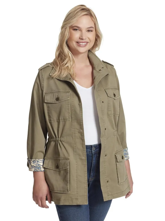 Women Sweaters Jessica Simpson Utility Jacket In Kalamata Kalamata