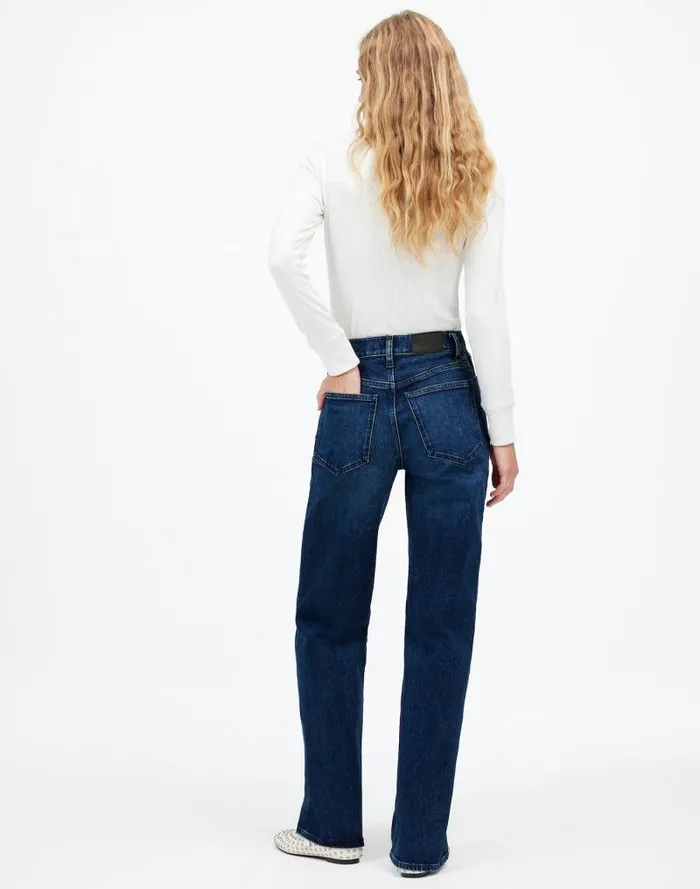 Women The Perfect Vintage WideLeg Jean Nighthawk Wash Madewell Jeans