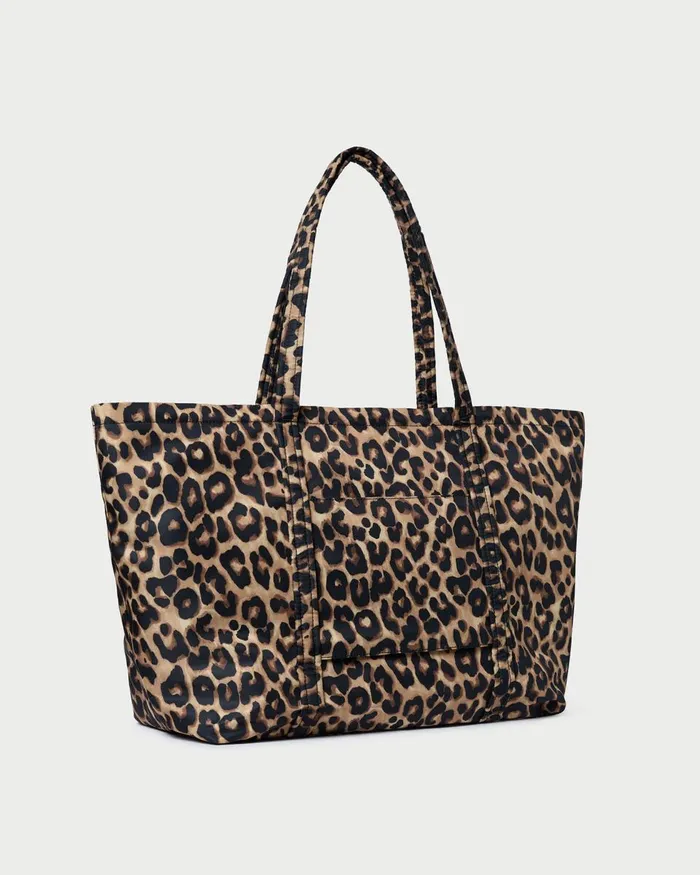 Women Totes Loeffler Randall Dina Leopard Travel Tote