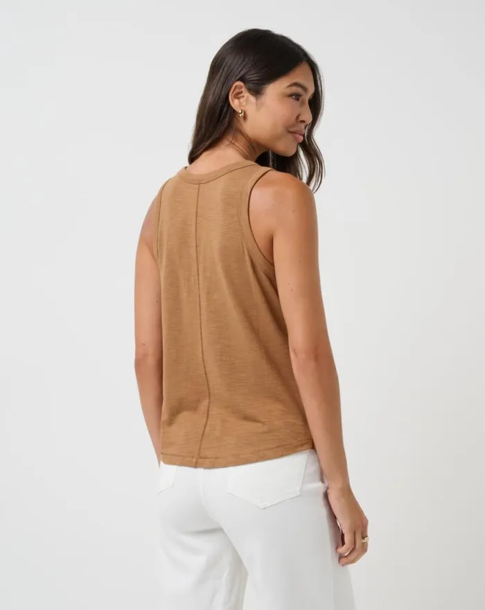 Women WOMENS CLOUD TANK 20 Chestnut TravisMathew Tees